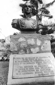 Monument to Simon Bolivar on Saba