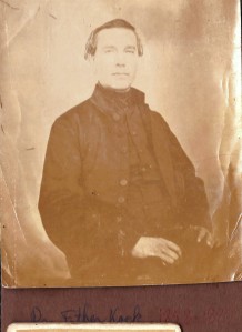 Father J.Kock served Saba 1858 - 1889