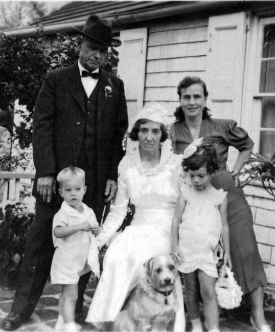 'Dory' and Miss Olive getting married 1939