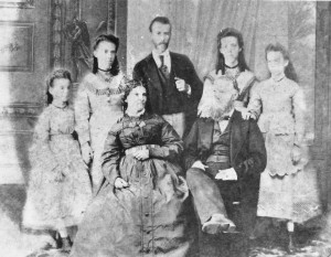 Governor Moses Leverock and family 1870?