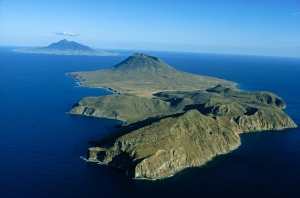 Saint Eustatius Island was once an active volcano.