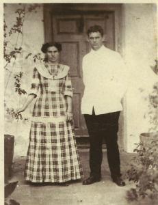 Dr. George Hopkins and his wife Lucy, Saba 1910.