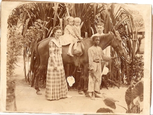 Dr. & Mrs. Hopkins and children, Belle Plaine, St.Martin
